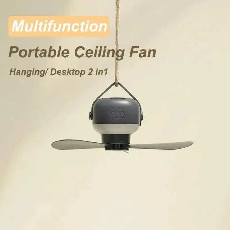 Portable USB Camping Fan With Remote Control Four Speeds