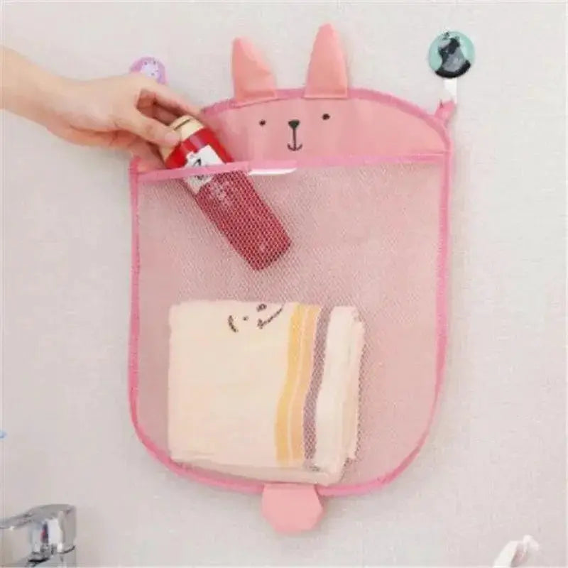 Cartoon Bath Toy Organizer For Kids Beach Storage Fun