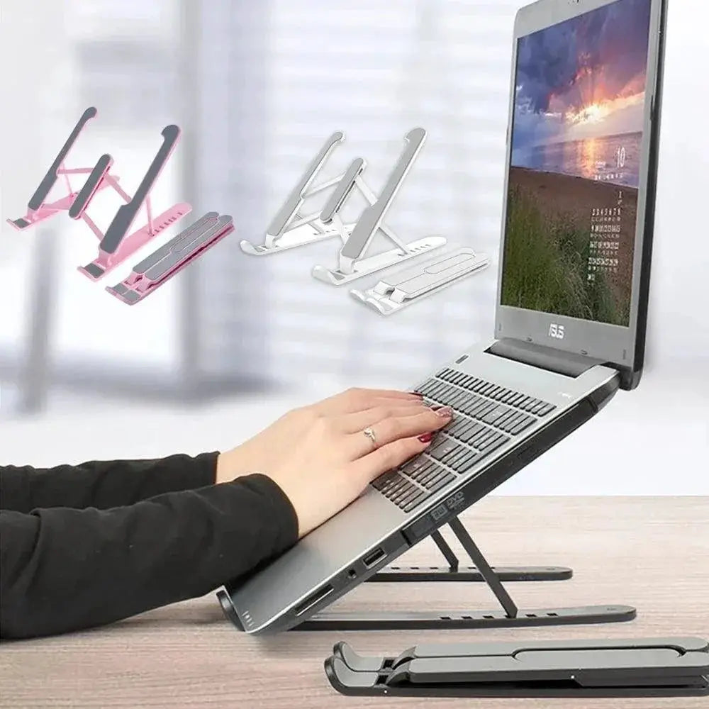 Adjustable Foldable Laptop And Tablet Stand Heat Dissipation