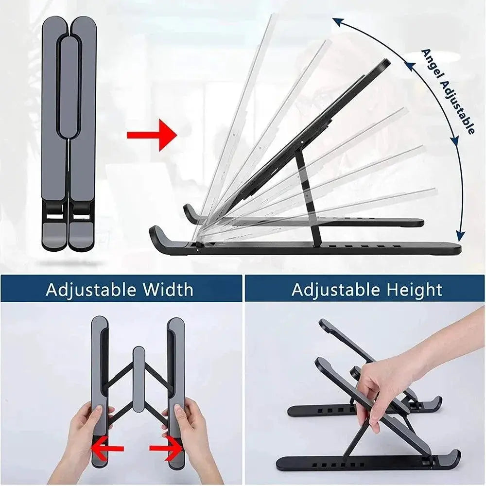 Adjustable Foldable Laptop And Tablet Stand Heat Dissipation