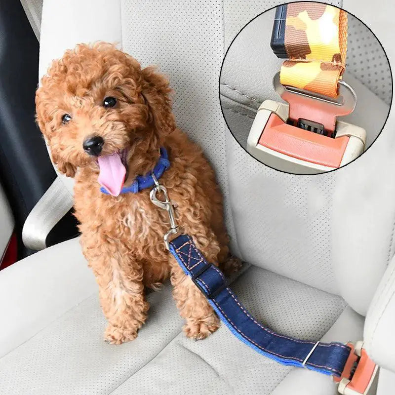Puppy Car Safety Belt Nylon Pet Seatbelt For Safe Travel