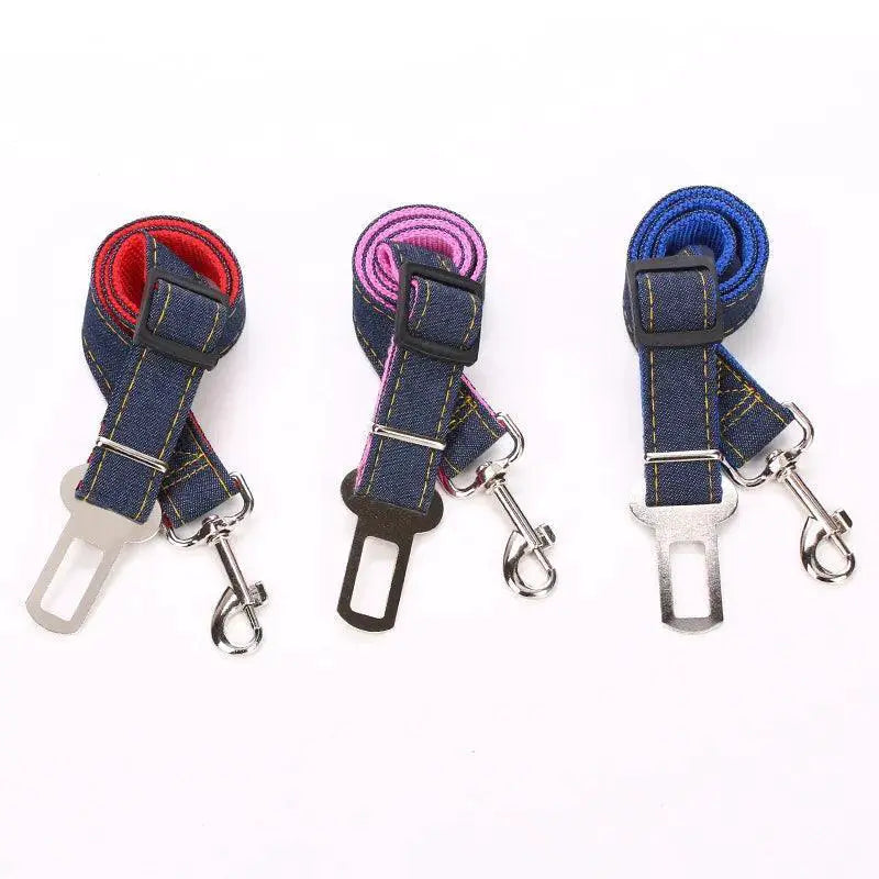 Puppy Car Safety Belt Nylon Pet Seatbelt For Safe Travel
