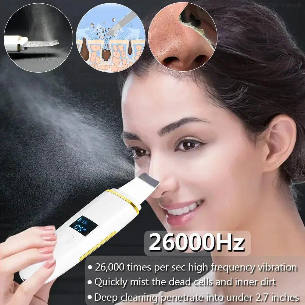 Ultrasonic Skin Scrubber for Deep Cleansing and Radiant Skin
