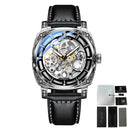 Glenaw Stainless Steel Automatic Watch For Modern Men