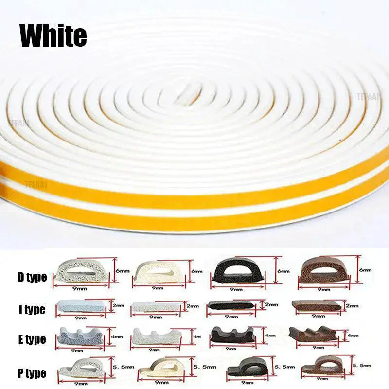 Soundproof Rubber Weatherstrip for Wind and Noise Reduction