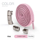 Elastic Press Lock Sneaker Laces No Tie Flat Shoelaces
