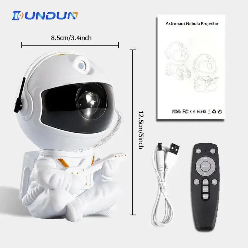 Astronaut Galaxy Star Projector Night Light for Relaxation