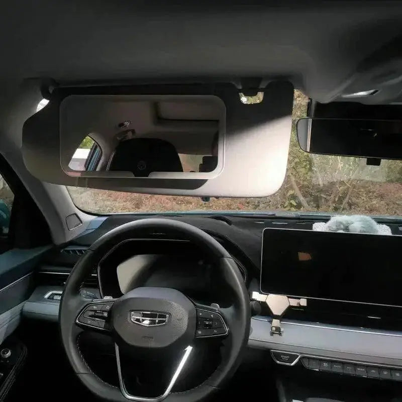 LED Visor Mirror With Touch Sensor Lighting For Makeup
