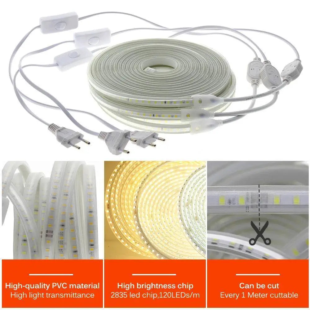 Outdoor Bliss Waterproof LED Strip Lights Flexible Lighting