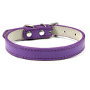 Luxury Leather Pet Collar Adjustable For Dogs And Cats