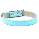 Luxury Leather Pet Collar Adjustable For Dogs And Cats