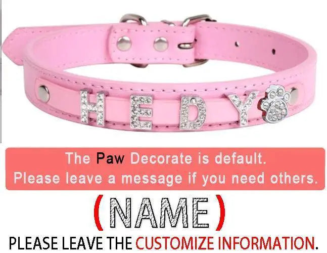 Personalized Rhinestone Dog Collar Charm — product view 13