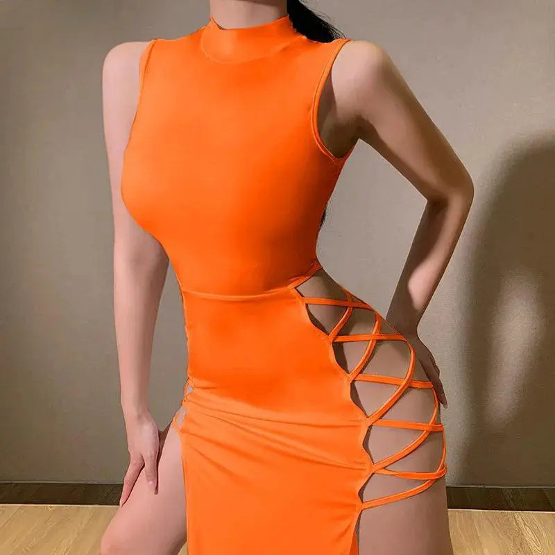 Cakulo Black Bandage Dress Sexy Backless Clubwear Chic