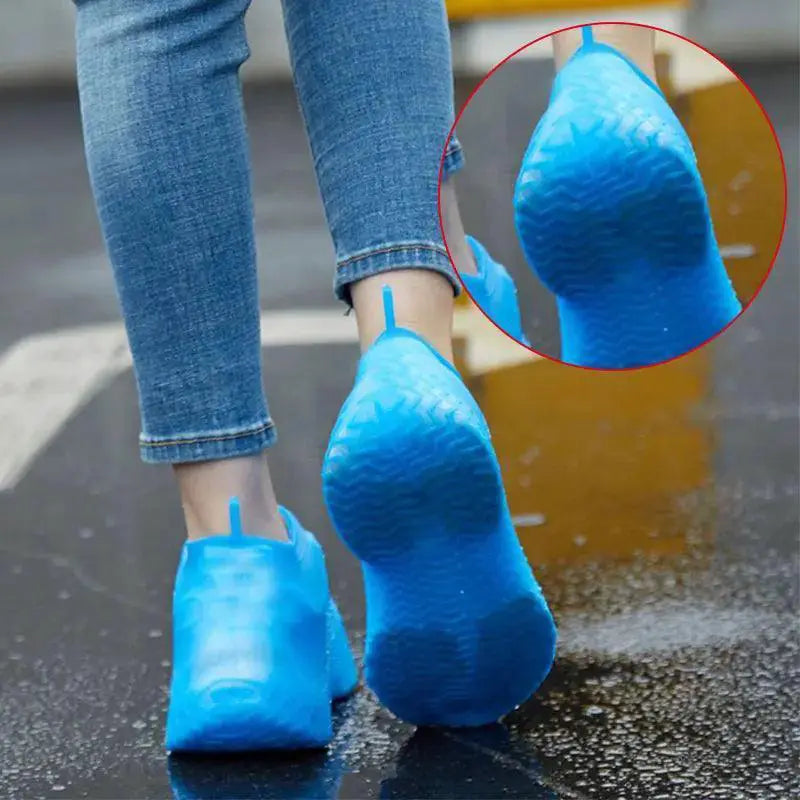 Silicone Shoe Covers Waterproof Reusable for Outdoors
