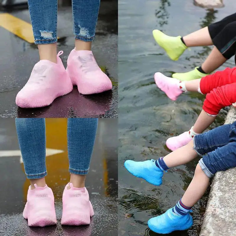 Silicone Shoe Covers Waterproof Reusable for Outdoors