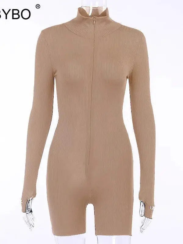 Flattering Ribbed Jumpsuit - Gym Wear — product view 9