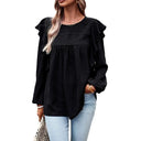 Soft Jacquard Top for Women Autumn Wear