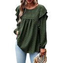 Soft Jacquard Top for Women Autumn Wear