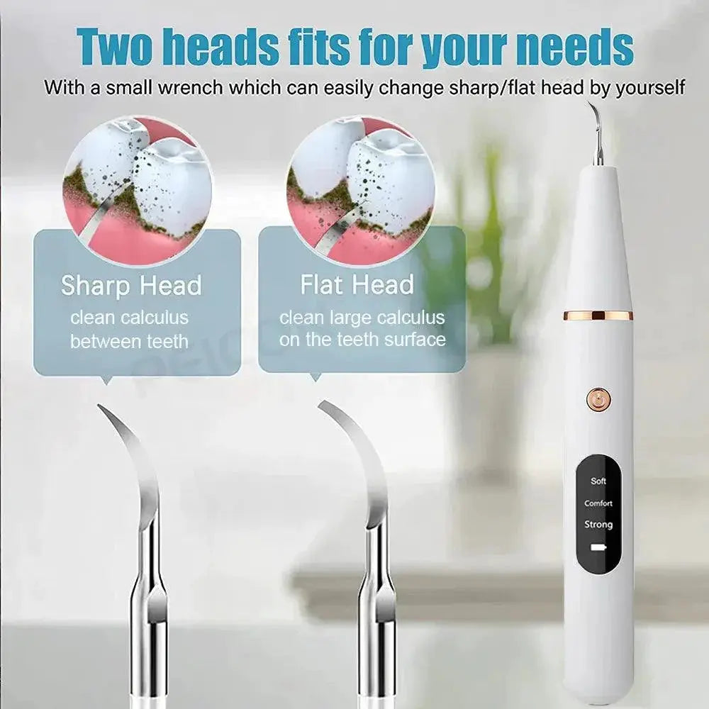 Ultrasonic Dental Scaler Tartar Removal Kit For Home Use