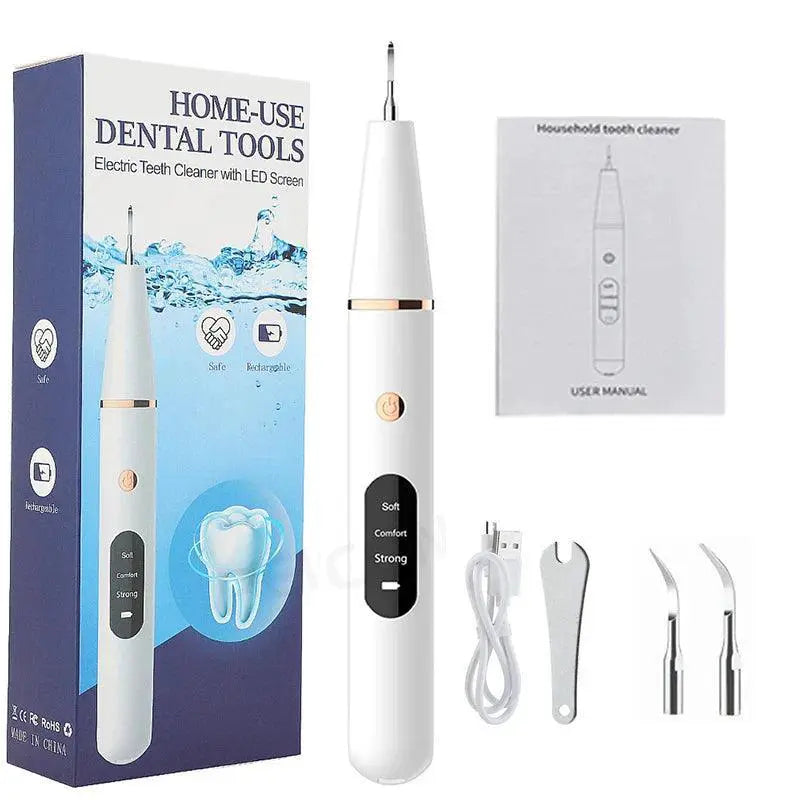Ultrasonic Dental Scaler Tartar Removal Kit For Home Use
