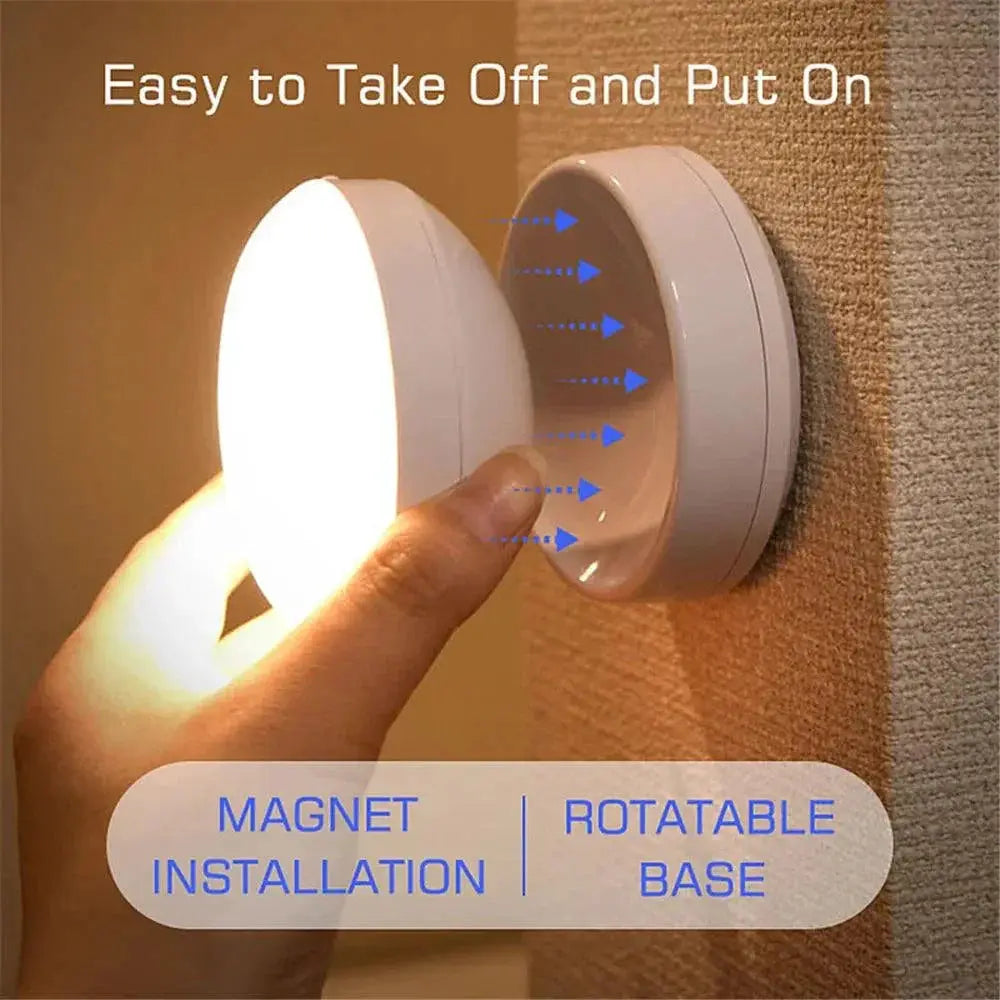 Motion Sensor LED Wall Lamps Rechargeable Home Lighting