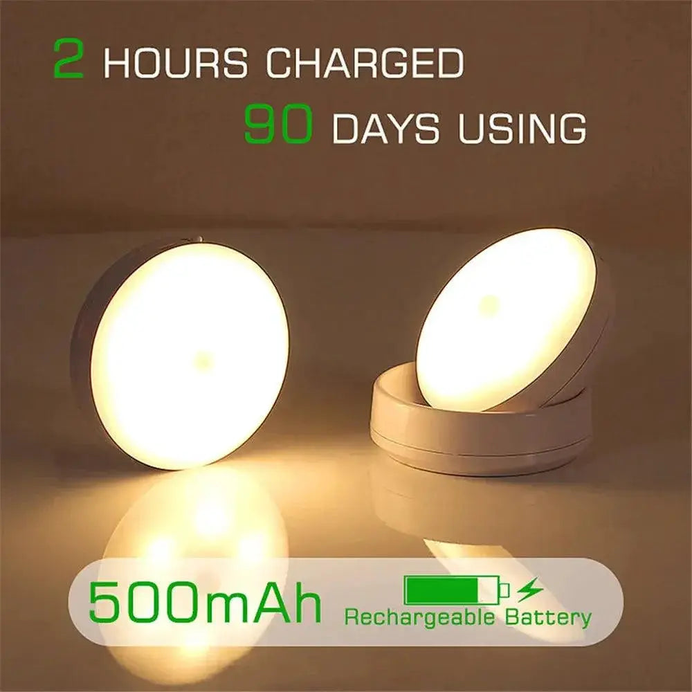 Motion Sensor LED Wall Lamps Rechargeable Home Lighting