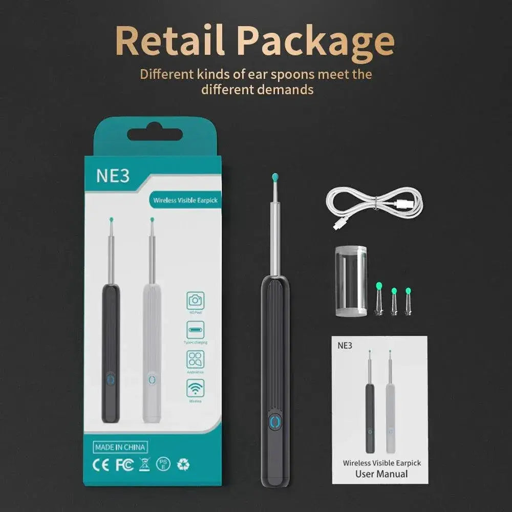 Wireless Otoscope Kit Advanced Ear Cleaning And Connectivity