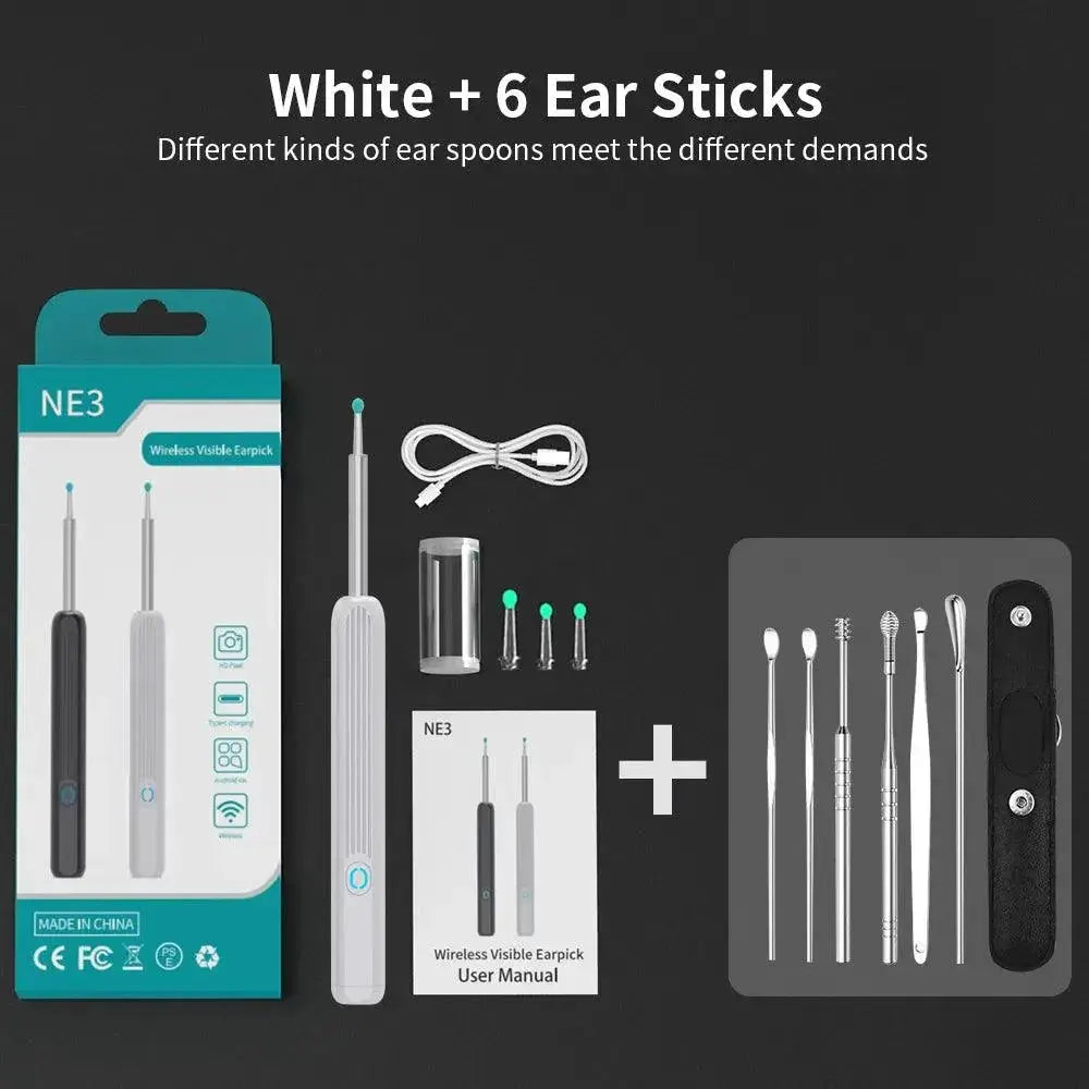 Wireless Otoscope Kit Advanced Ear Cleaning And Connectivity