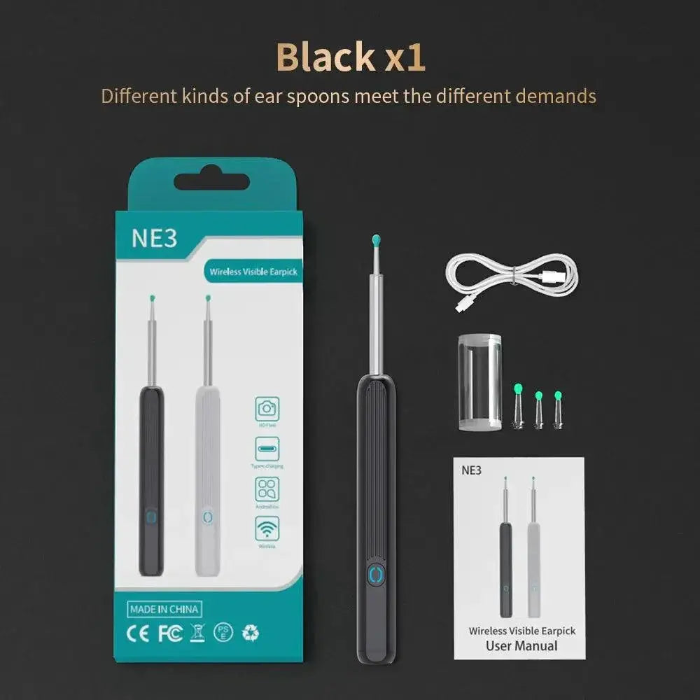 Wireless Otoscope Kit Advanced Ear Cleaning And Connectivity
