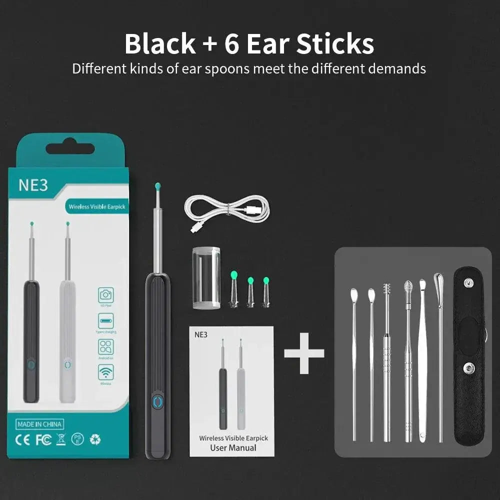 Wireless Otoscope Kit Advanced Ear Cleaning And Connectivity