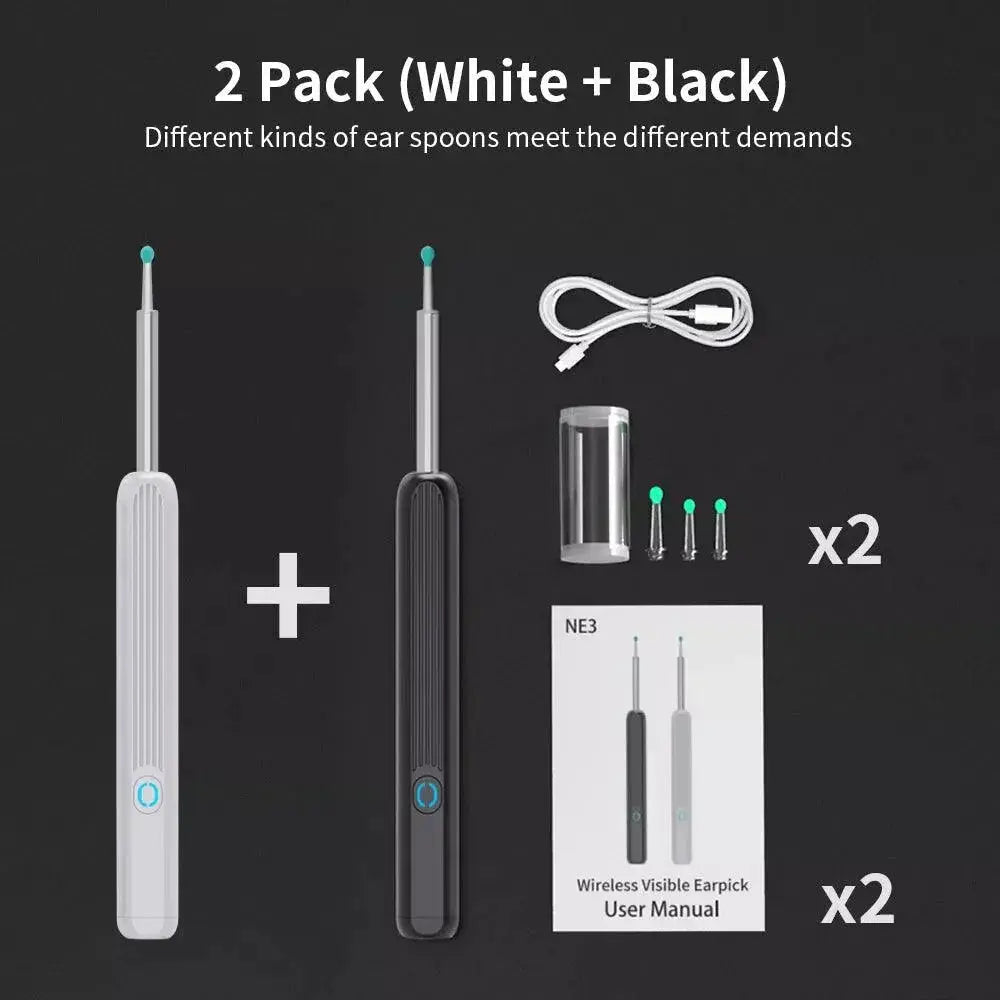 Wireless Otoscope Kit Advanced Ear Cleaning And Connectivity