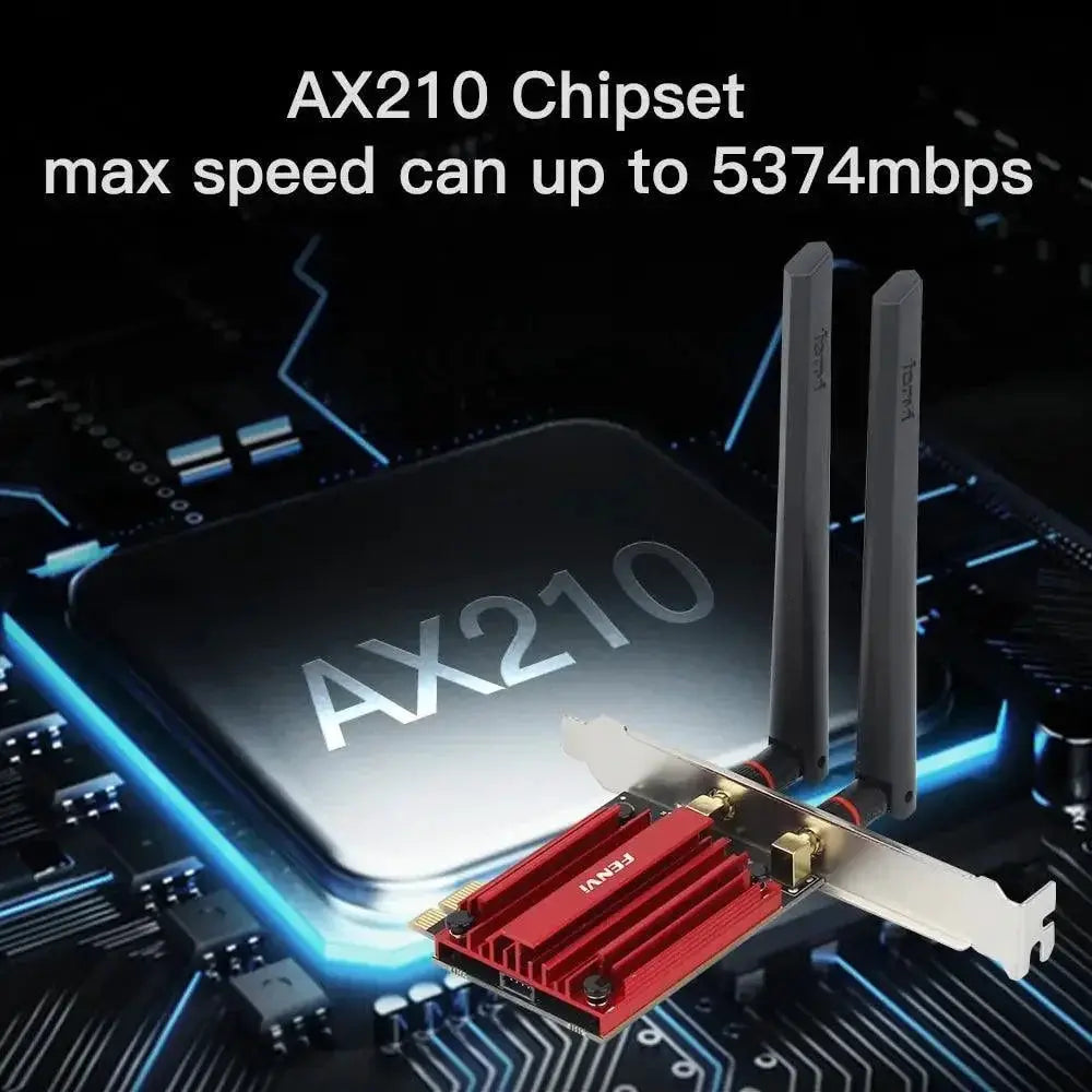 Ultimate WiFi 6E Tri Band PCIe Adapter for Fast Connectivity