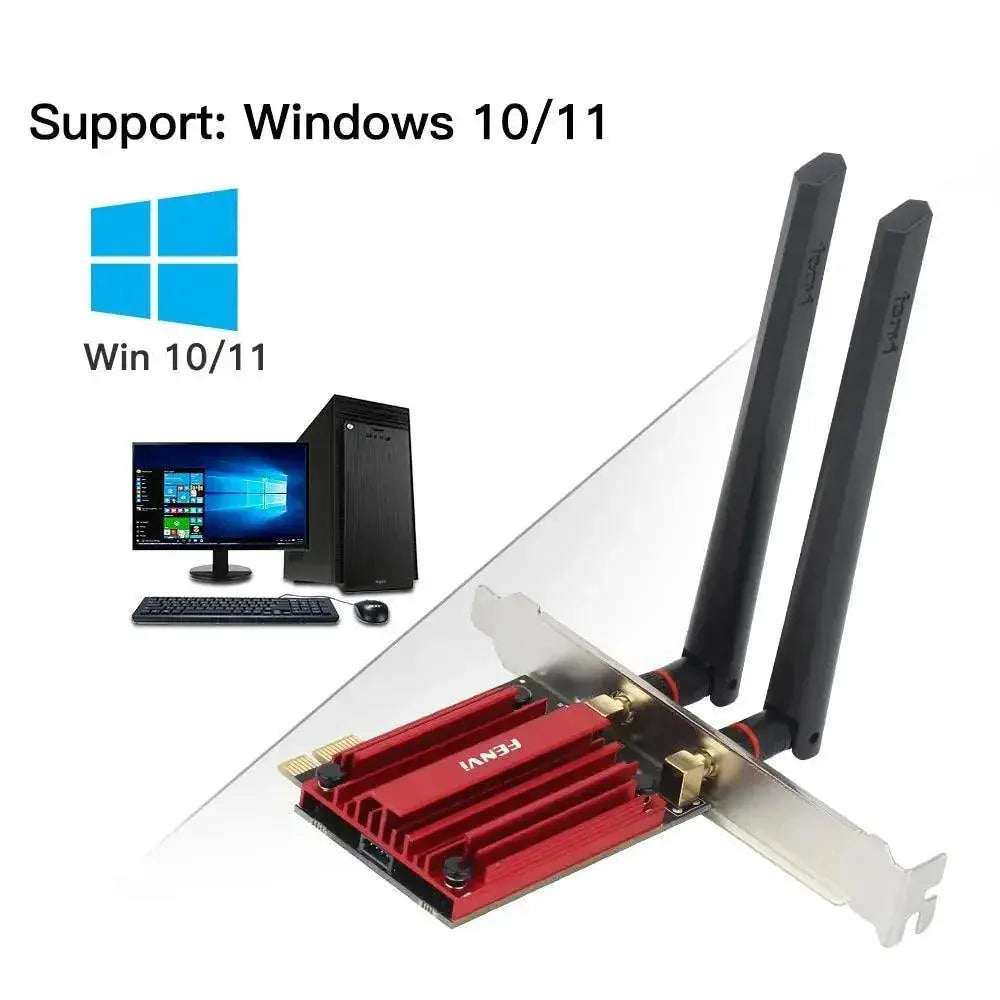 Ultimate WiFi 6E Tri Band PCIe Adapter for Fast Connectivity