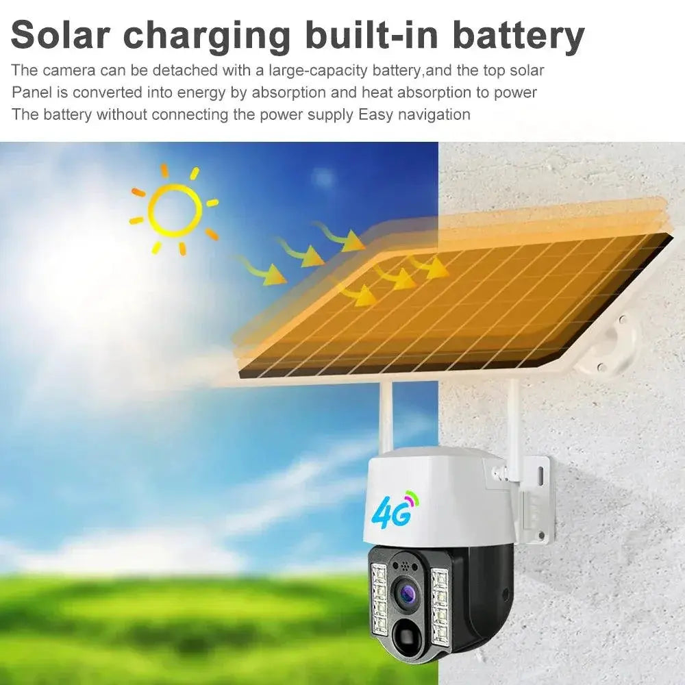 Solar CCTV Camera Advanced Humanoid Detection Night Vision