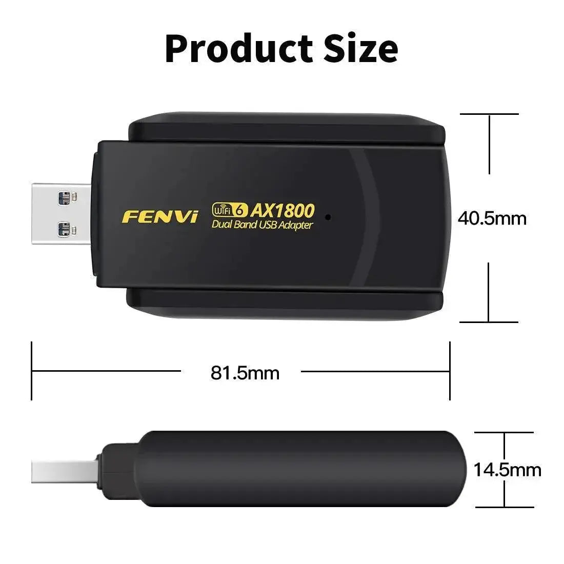 Lightning Fast Dual Band WiFi USB Adapter For Windows