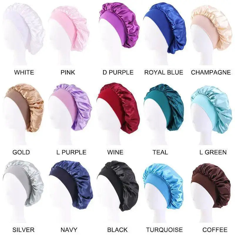 Elegant Satin Sleep Cap Unisex For Quality Rest And Comfort