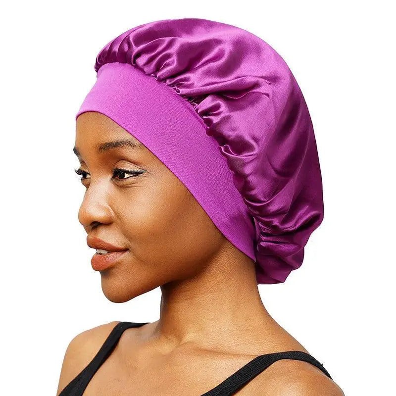 Elegant Satin Sleep Cap Unisex For Quality Rest And Comfort