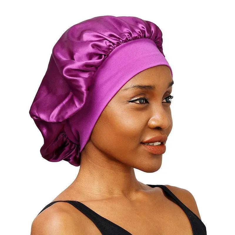 Elegant Satin Sleep Cap Unisex For Quality Rest And Comfort