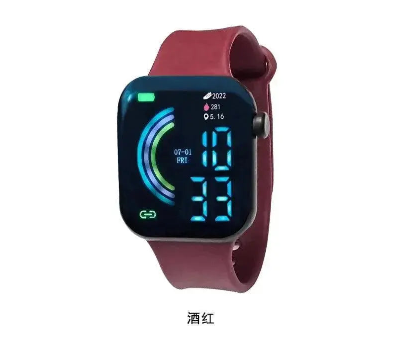 LED Sports Watch Waterproof And Stylish For Active Use
