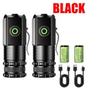 2000 Lumens Mini USB Flashlight for EDC