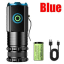 2000 Lumens Mini USB Flashlight for EDC
