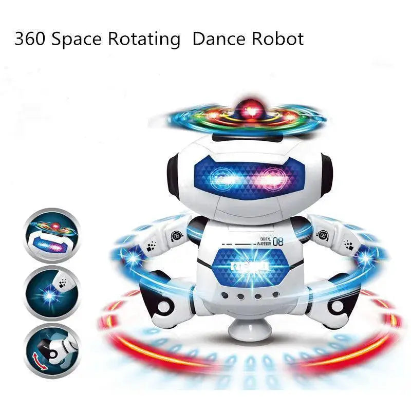LED Dancing Robot Toy Fun Interactive Play For Kids