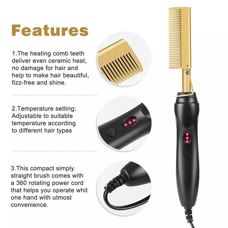 Hair Perfect Electric 2 In 1 Styler For At Home Salon Quality