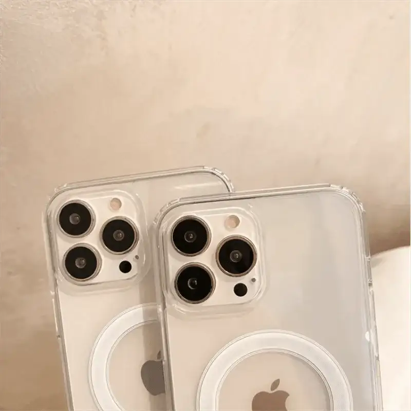 Clear MagSafe Wireless Charging Case iPhone 15 14 13 12 11