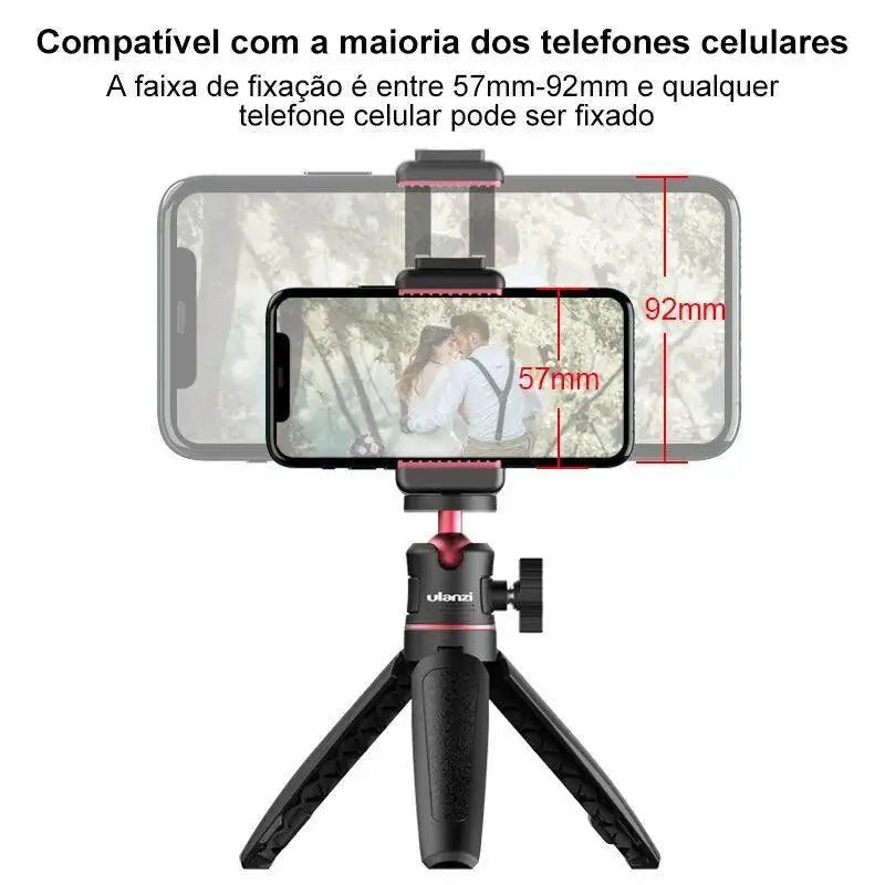 Versatile Mini Tripod for DSLR and Phone Mount Combo