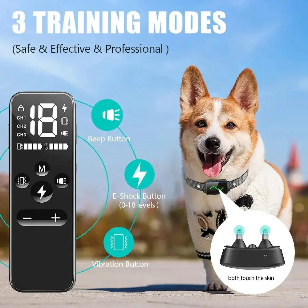 TinMiu Remote Control Waterproof Dog Training Collar