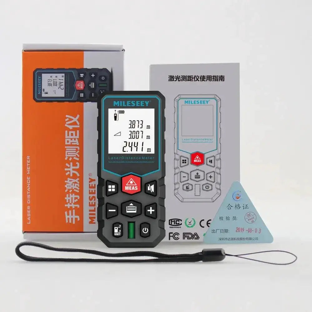 MILESEEY X5 Laser Tape Measure Precision Distance Meter