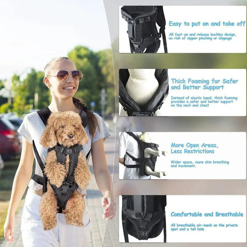 Benepaw Dog Carrier Backpack Safe Hands Free Travel