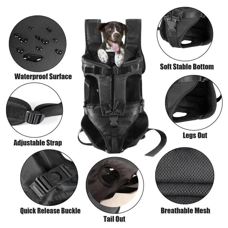 Benepaw Dog Carrier Backpack Safe Hands Free Travel