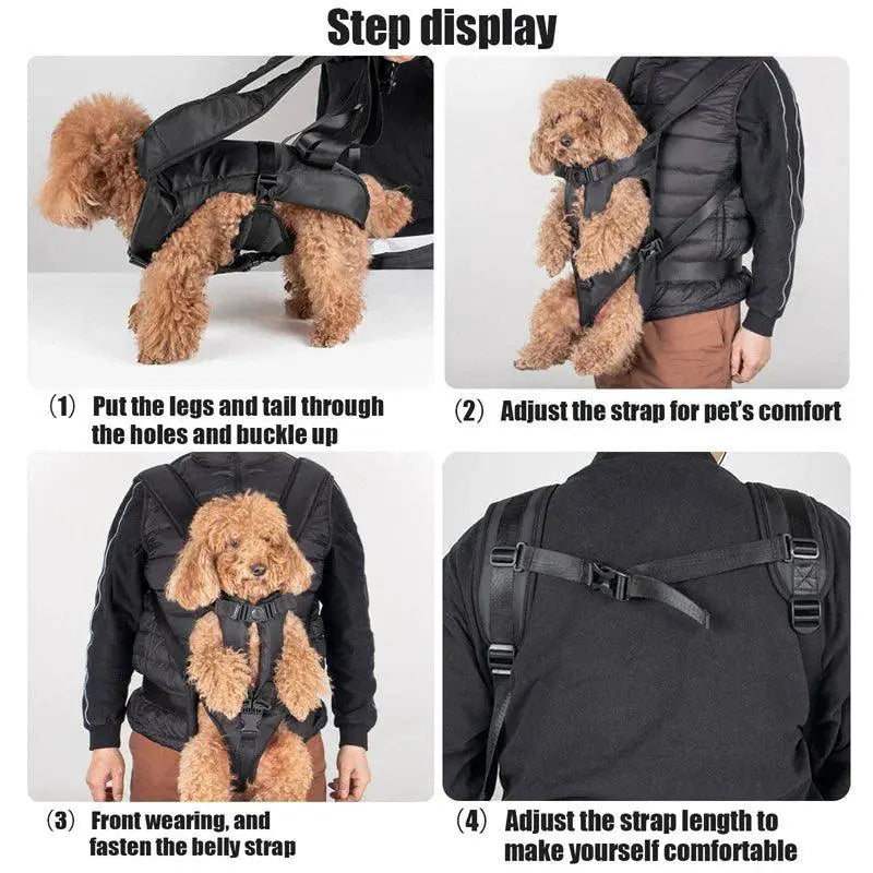 Benepaw Dog Carrier Backpack Safe Hands Free Travel